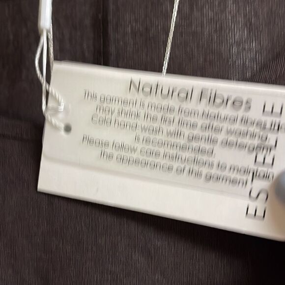 Estelle Linen Blend Swing Dress Australian designer Chocolate Mocha Mousse NWT - Picture 10 of 17